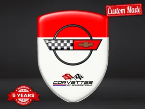 Corvette Autocollants Logo Auto Résistants Pro Qualité